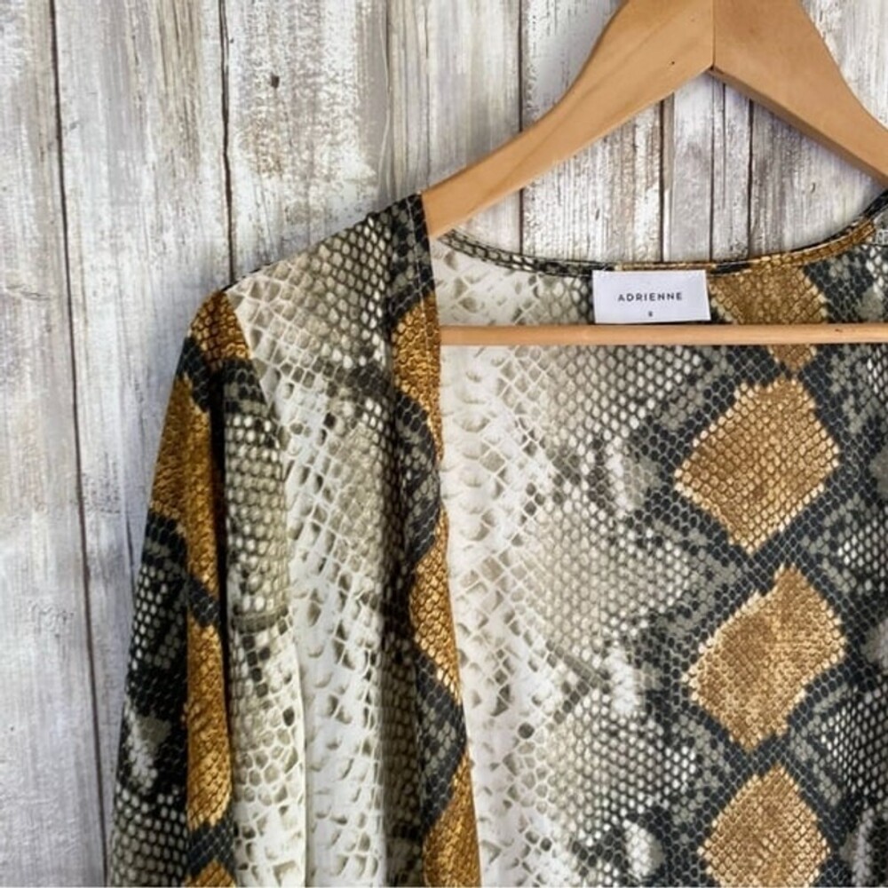 Adrienne Snake Print Oversized Kimono - Picture 2 of 5